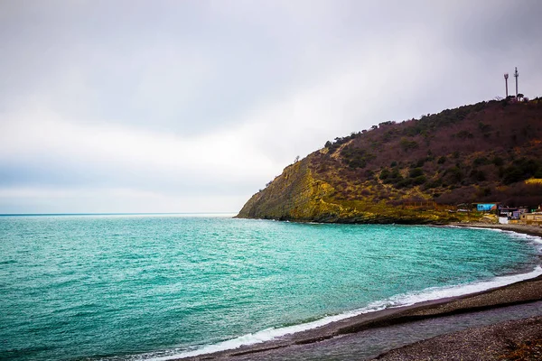 Roccia di pietra sul Mar Nero — Foto Stock