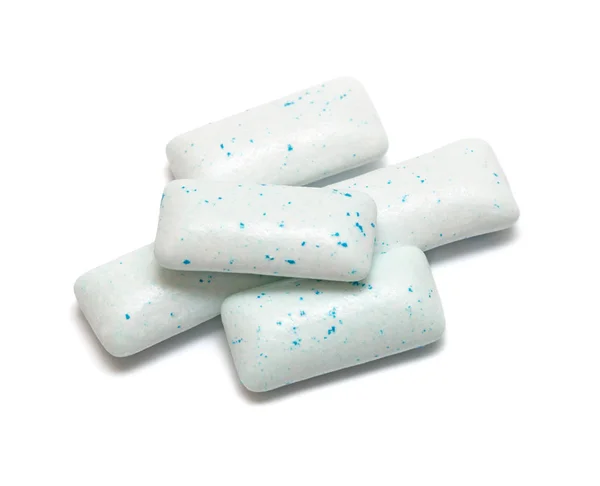 Beyaz bir arka plan üzerinde izole sakız