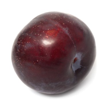 Beyaz arka plan üzerinde izole taze Erik