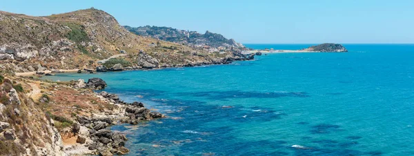 Paradise Sea Beach Cala Paradiso Rocca San Nicola Agrigento Sicilia —  Fotos de Stock