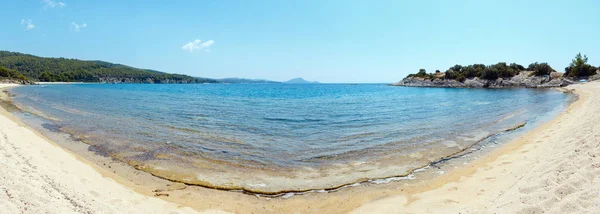 シトニア ハルキディキ ギリシャと夏のエーゲ海の海岸風景 — ストック写真