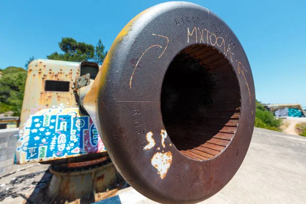 Setubal Portugal May 2016 Muzzele Gun Nature Park Arrabida — Stock Photo, Image