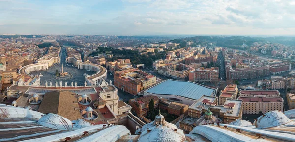 Cidade Vaticano Vaticano Janeiro 2015 Vista Panorâmica Sobre Praça São — Fotografia de Stock