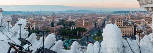 Rome Olaszország Január 2015 Romjai Római Fórum Római Város Esti — Stock Fotó