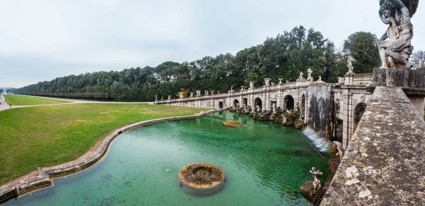 Caserta Italia Enero 2015 Fuente Eolo Palacio Real Jardines Caserta — Foto de Stock