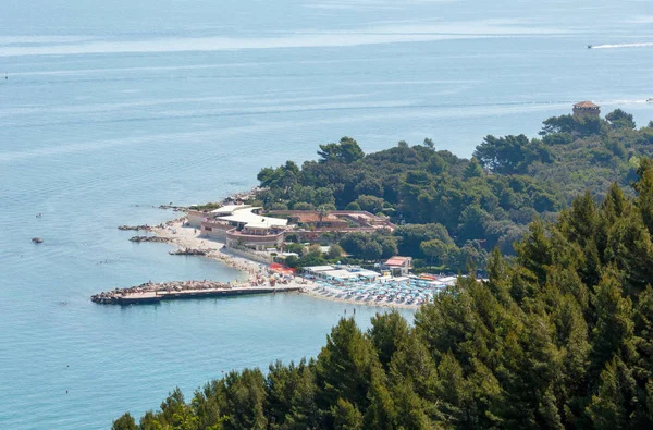 Portonovo Italie Juin 2017 Été Adriatique Baie Mer Spiaggia Mezzavalle — Photo