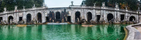 Caserta Itálie Ledna 2015 Fontána Aeolus Zahradách Královský Palác Caserta — Stock fotografie