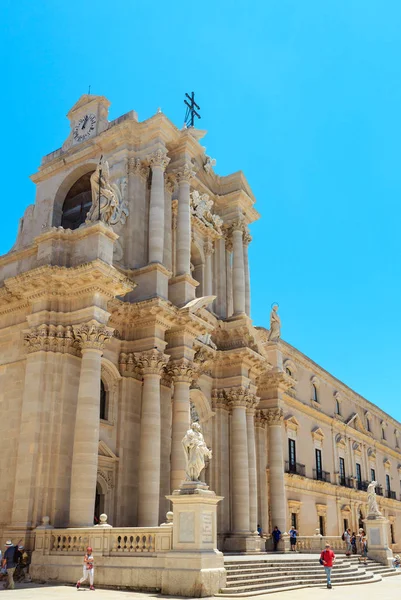 Syracuse Talya Haziran 2016 Siracusa Ortigia Island City Syracuse Sicilya — Stok fotoğraf