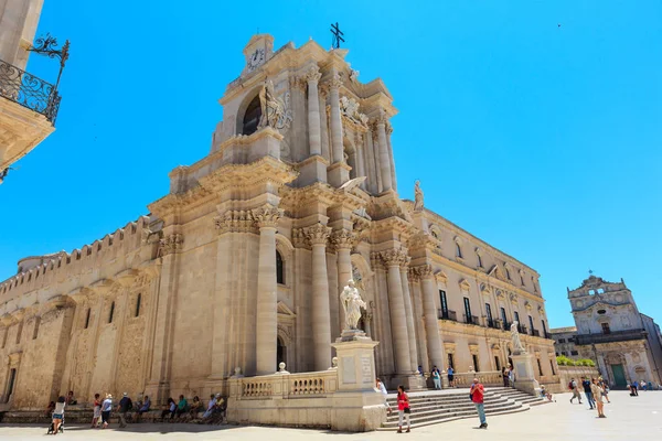 Syracuse Talya Haziran 2016 Siracusa Ortigia Island City Syracuse Sicilya — Stok fotoğraf