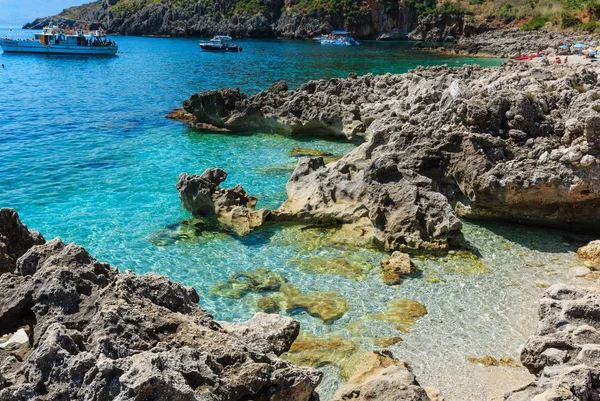 Scopello Sicily Itália Junho 2017 Baía Paraíso Parque Reserva Natural — Fotografia de Stock