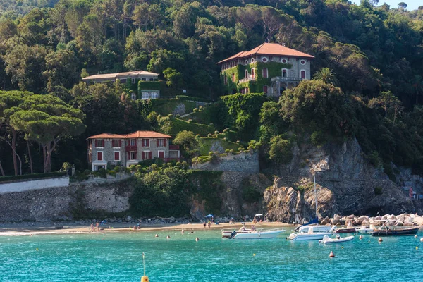 Levanto Italia Junio 2017 Hermosa Vista Costa Del Pueblo Levanto — Foto de Stock