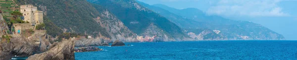 Güzel Yaz Monterosso Sea View Bir Beş Ünlü Köyleri Liguria — Stok fotoğraf