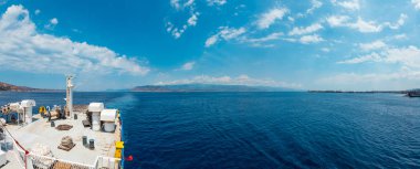 Messina deniz boğaz ve feribot tarafındaki kıyı şeridi Sicilya Adası, İtalya