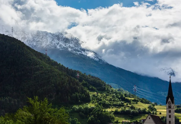 Paisaje Montaña Los Alpes Verano Silvretta Alps Austria —  Fotos de Stock