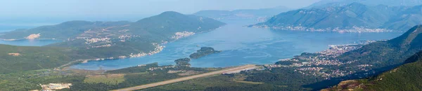 Bay Kotor Summer Morning Panorama Kotor Town Montenegro — Stock Photo, Image