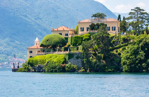Lago Como vista de verão, Itália — Fotografia de Stock