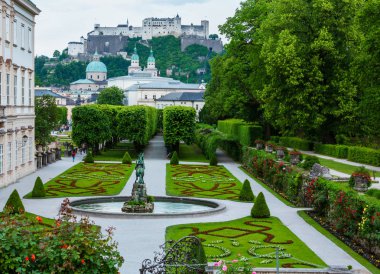 Yaz bahçeleri Mirabell, Salzburg, Avusturya