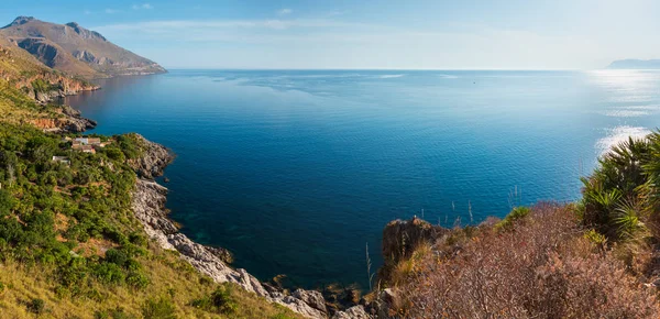 Zingaro sea coast, Sicília, Itália — Fotografia de Stock