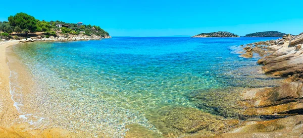 Sithonia lato Wybrzeże, Chalkidiki, Grecja. — Zdjęcie stockowe