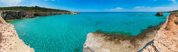 Meeresstrand spiaggia della punticeddha, salento, italien — Stockfoto