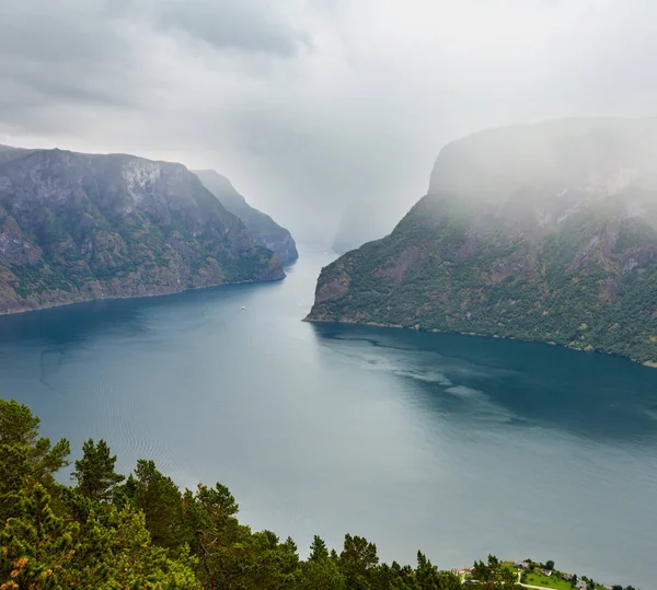 Stegastein Viewpoint Visa, Aurland, Norge — Stockfoto