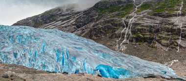 Nijardsbreen Glacier Panorama, Norveç