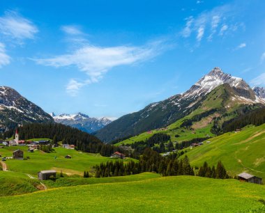 Alp görünümü (vorarlberg, austria)