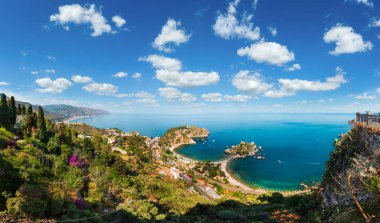 Taormina manzarayı, Sicilya