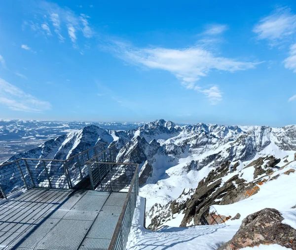 Inverno Montanha Paisagem — Fotografia de Stock