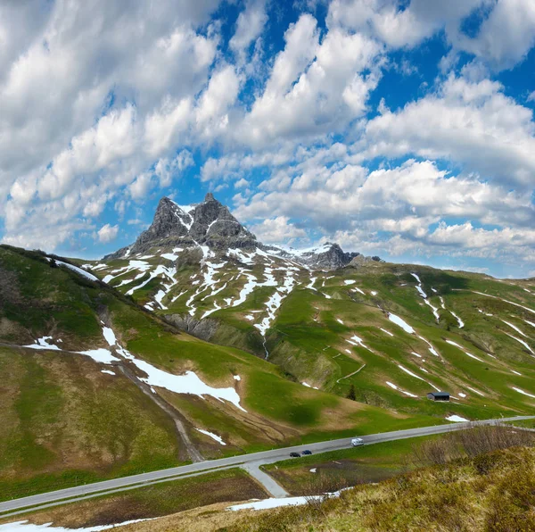 Paisaje de montaña de verano, Warth, Austria —  Fotos de Stock