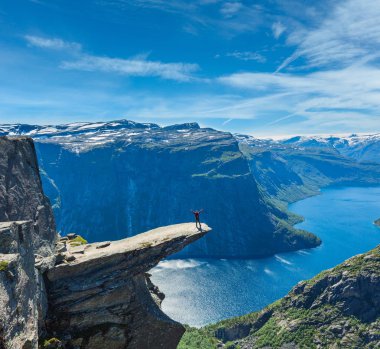 Trolltunga yaz manzarası, Norveç
