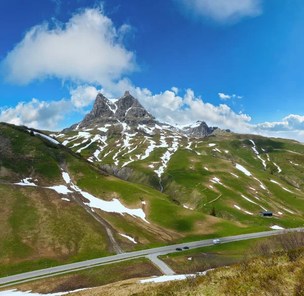 Summer Alps mountain, Warth, Austria — Stock Photo, Image