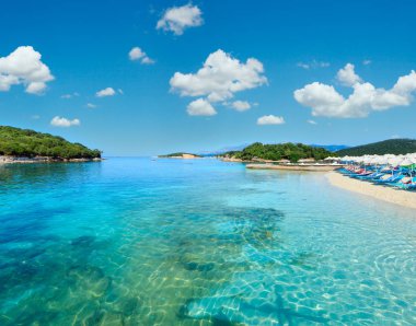 Ksamil beach, Arnavutluk.