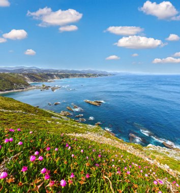 Cape Vidio sahil şeridi, Asturian sahili, İspanya