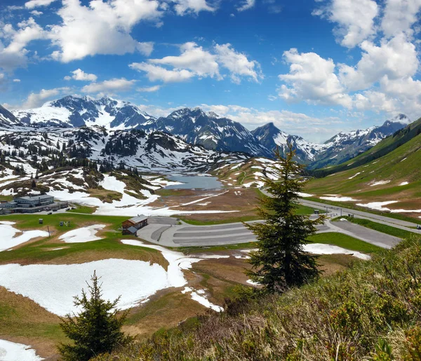 Alpine view, Vorarlberg, Áustria — Fotografia de Stock