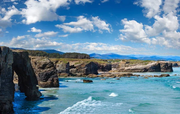 As Catedrais Beach, Cantabric, Ispanya — Stok fotoğraf