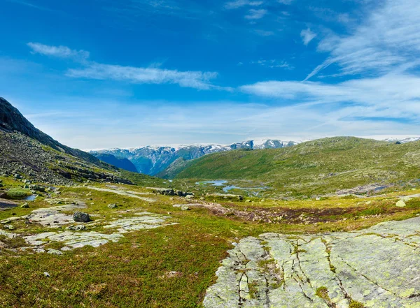Lato płaskowyżu wyżyny, Norwegia — Zdjęcie stockowe