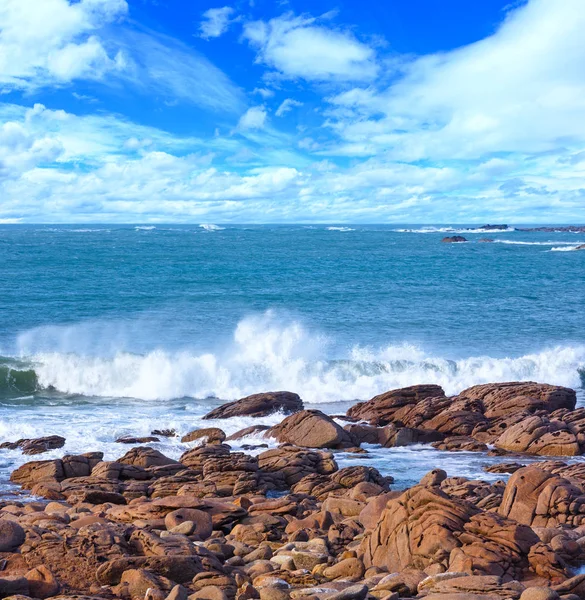 Roze Granietkust (Bretagne, Frankrijk) — Stockfoto