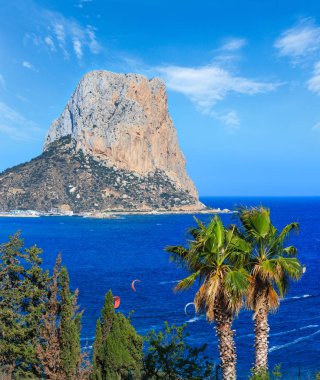 Rock of Calpe, Spain. clipart