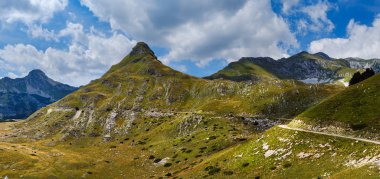Yaz dağ Durmitor Milli Parkı, Karadağ. Durmitor tava