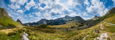 Yaz dağ Durmitor Milli Parkı, Karadağ. Durmitor tava
