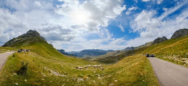 Summer Mountain Durmitor National Park, Czarnogóra. Patelnia Durmitor — Zdjęcie stockowe