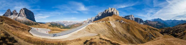 Scène Montagneuse Des Dolomites Alpines Automne Sudtirol Italie Vue Paisible — Photo