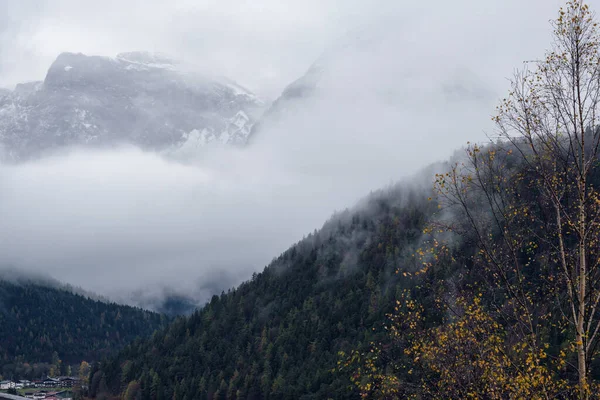 Гірське Осіннє Озеро Achensee Alps Tirol Austria Дивовижні Мандрівки Сезонні — стокове фото