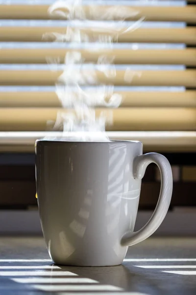 Tasse à vapeur de café — Photo