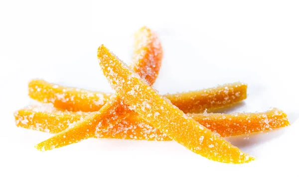 Casca de laranja cristalizada — Fotografia de Stock