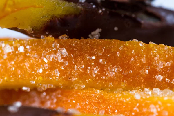 Casca de laranja cristalizada — Fotografia de Stock