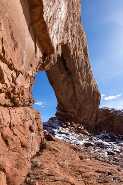 North window, Arches NP — Stock Photo, Image