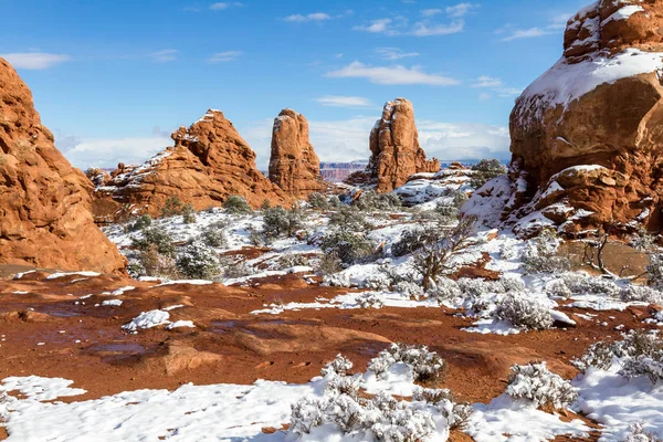 Winter in Arches National Park — Stock Photo, Image