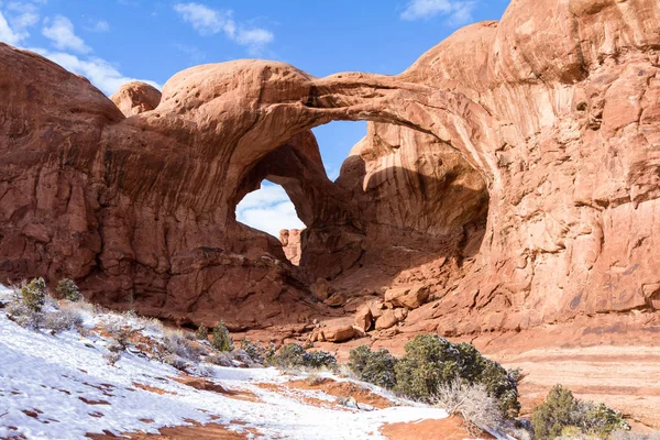 Double Arch, Arches Np — Stockfoto